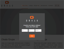 Tablet Screenshot of obalagrupa.com